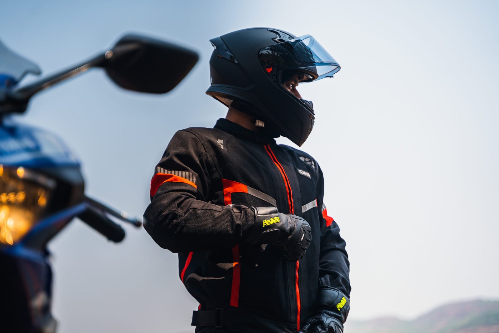 Raida BOLT Motorcycle Jacket | Red