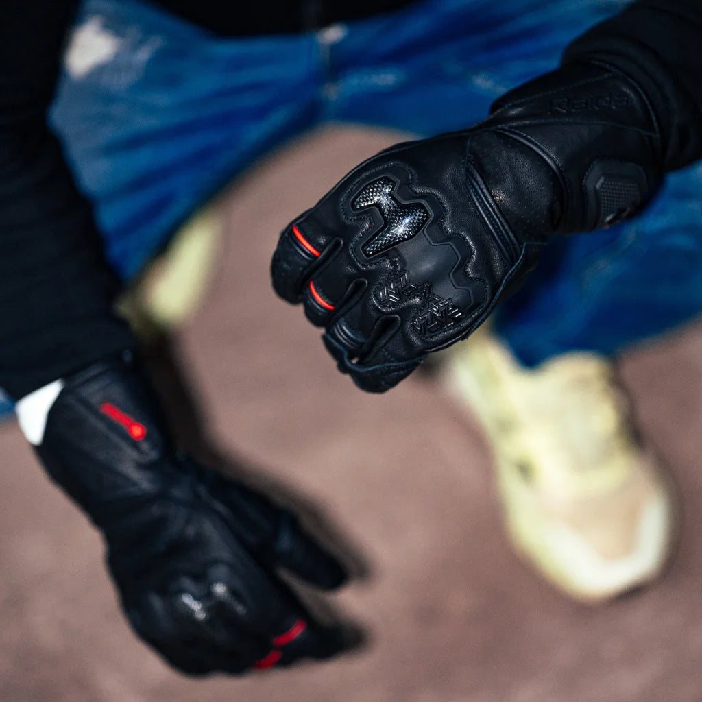 Raida Drift EVO Motorcycle Gloves | Red