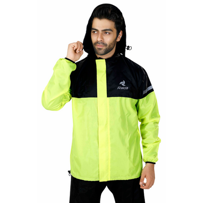 Raida Drymax 15K Rain Jacket | Hiviz-Black