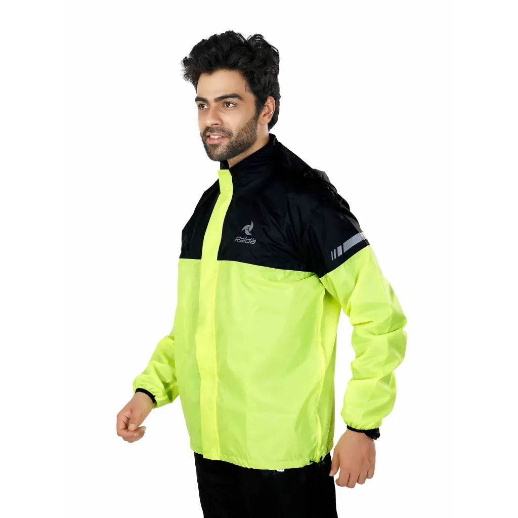 Raida Drymax 15K Rain Jacket | Hiviz-Black