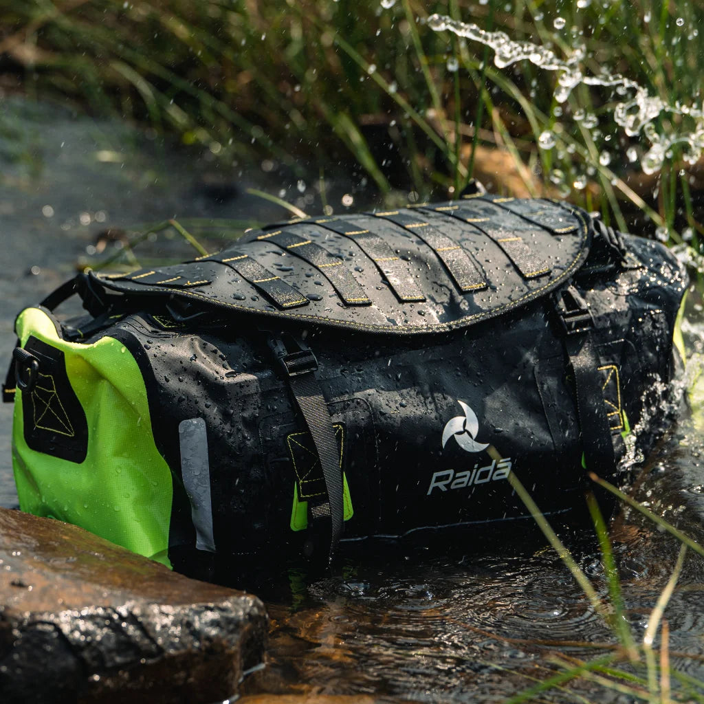 Raida DryPorter Waterproof Tail Bag | Hi-Viz