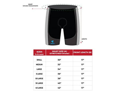 Raida Gel Padded Shorts for Cycling & Motorcycling