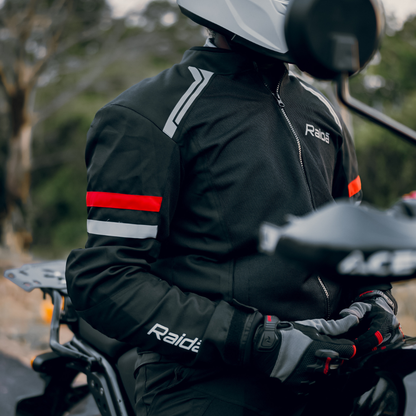 Raida Tourer Jacket | Black/Red