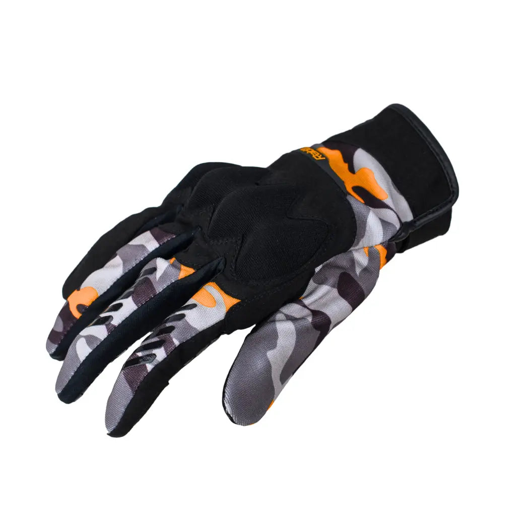 Raida Trailcraft Off-Road Gloves | Camo-Orange