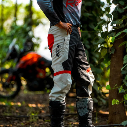 Raida Trailcraft Off-Road Pants | Grey/Red