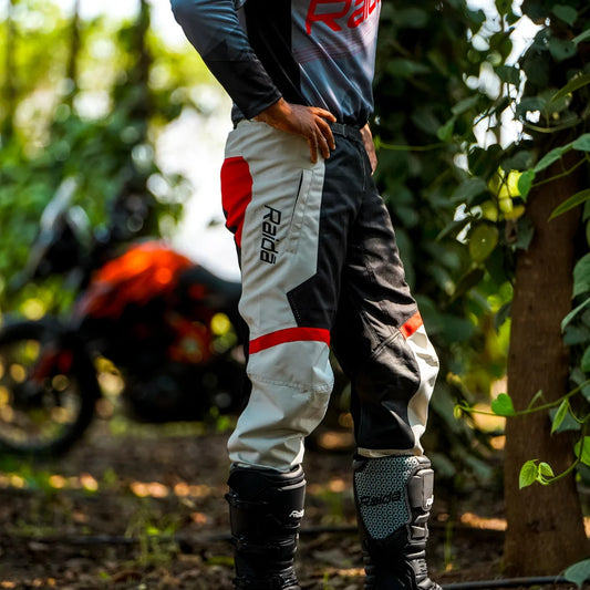 Raida Trailcraft Off-Road Pants | Grey/Red