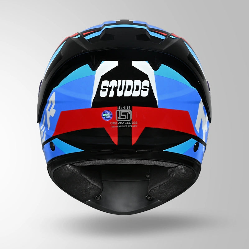 RAIDER D2 BROOK DECOR BLACK & BLUE