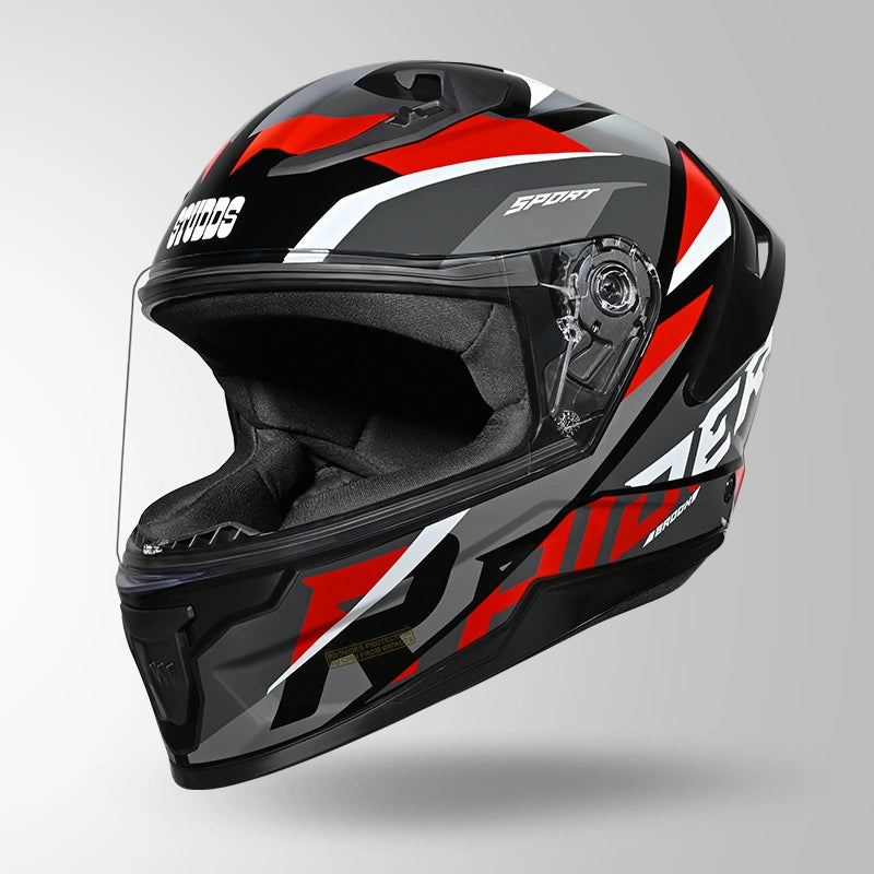 RAIDER D2 BROOK DECOR BLACK & RED