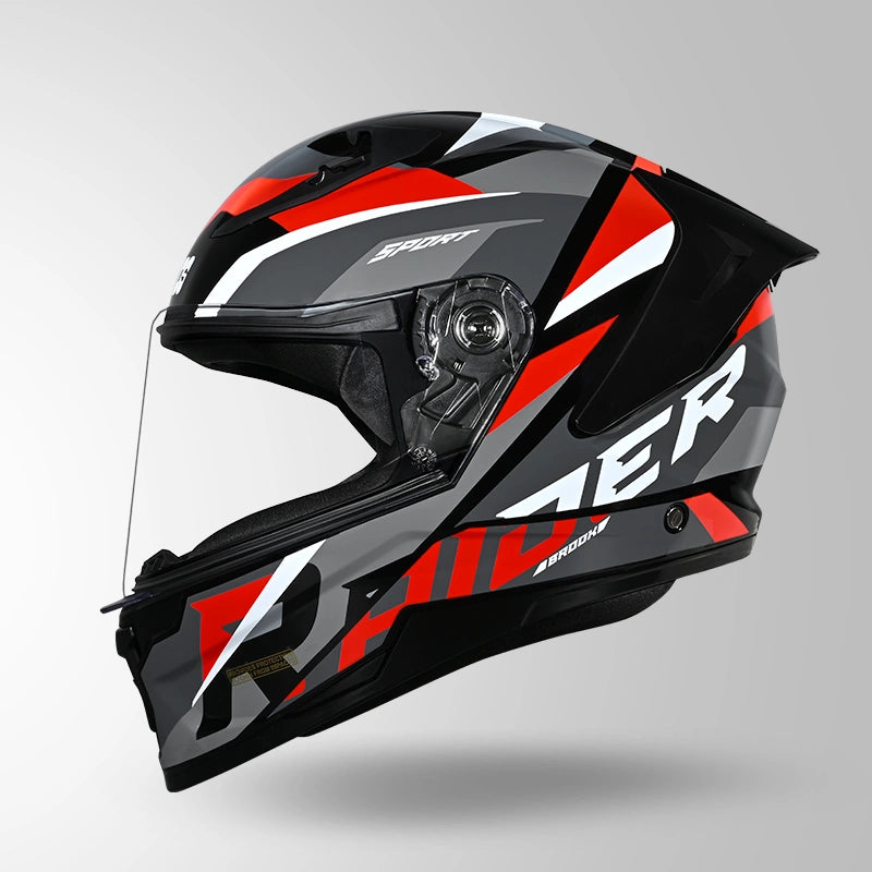 RAIDER D2 BROOK DECOR BLACK & RED