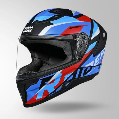 RAIDER D2 BROOK DECOR MATT BLACK & BLUE