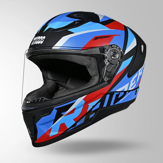RAIDER D2 BROOK DECOR MATT BLACK & BLUE