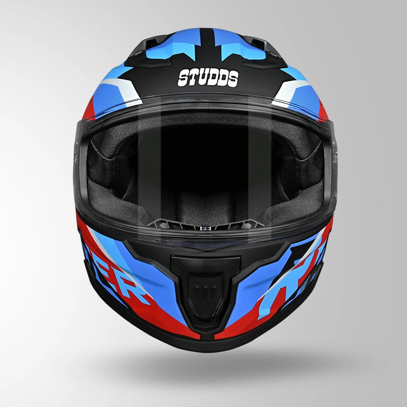 RAIDER D2 BROOK DECOR MATT BLACK & BLUE