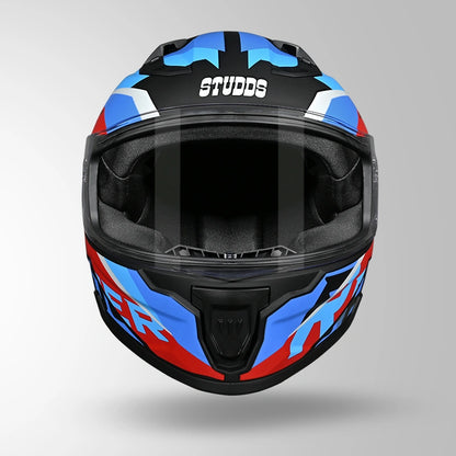 RAIDER D2 BROOK DECOR MATT BLACK & BLUE