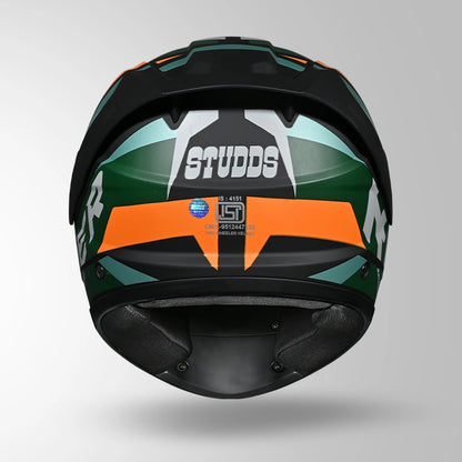 RAIDER D2 BROOK DECOR MATT BLACK & GREEN