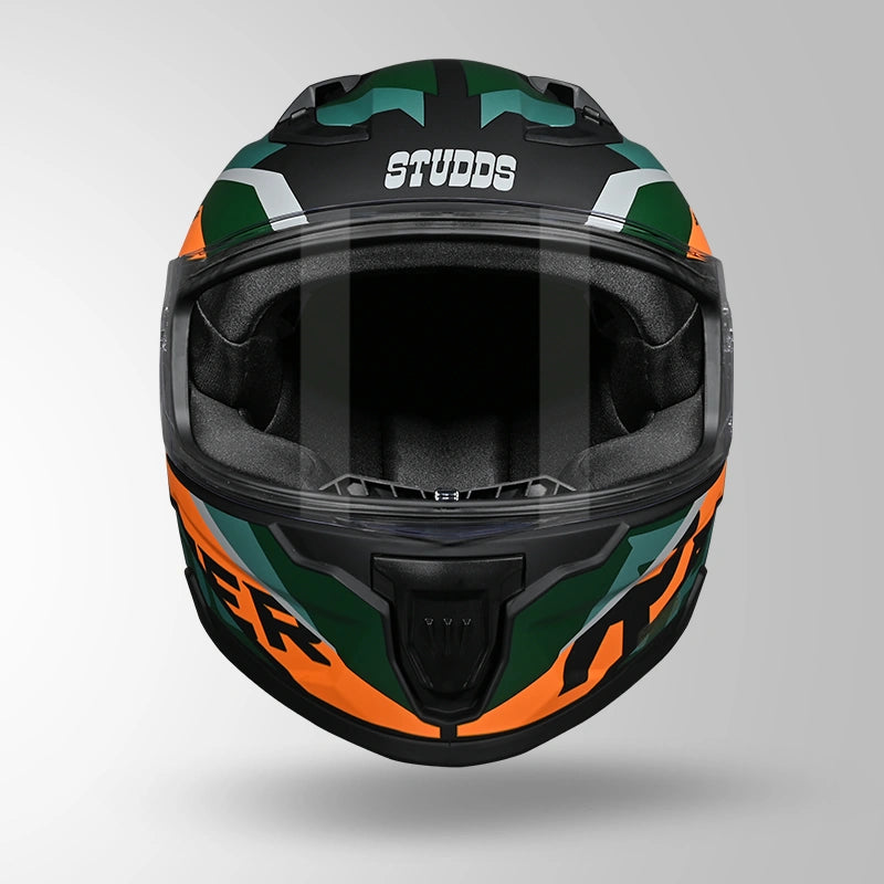 RAIDER D2 BROOK DECOR MATT BLACK & GREEN