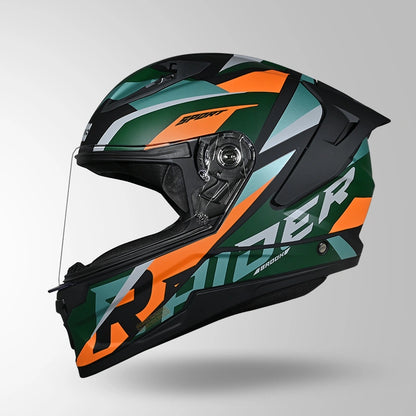 RAIDER D2 BROOK DECOR MATT BLACK & GREEN