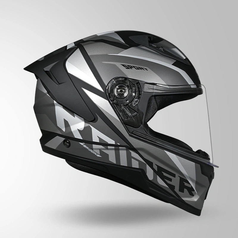 RAIDER D2 BROOK DECOR MATT BLACK & GREY