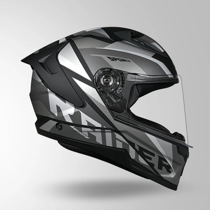 RAIDER D2 BROOK DECOR MATT BLACK & GREY