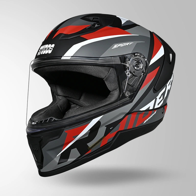 RAIDER D2 BROOK DECOR MATT BLACK RED