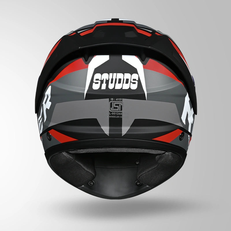 RAIDER D2 BROOK DECOR MATT BLACK RED