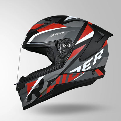 RAIDER D2 BROOK DECOR MATT BLACK RED