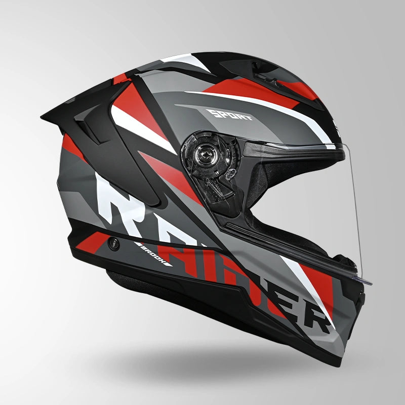 RAIDER D2 BROOK DECOR MATT BLACK RED