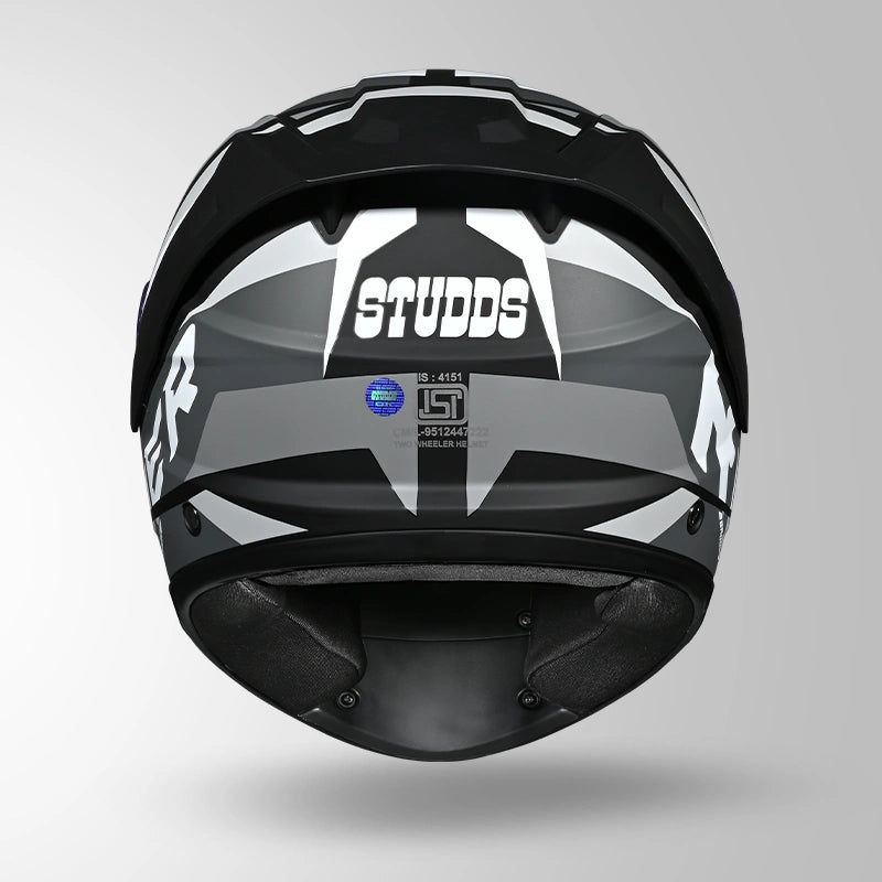 RAIDER D2 BROOK DECOR MATT BLACK & WHITE