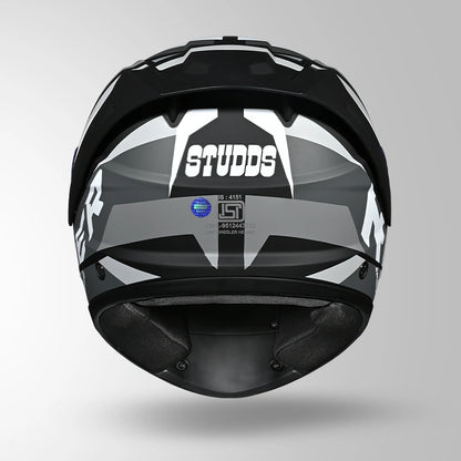 RAIDER D2 BROOK DECOR MATT BLACK & WHITE
