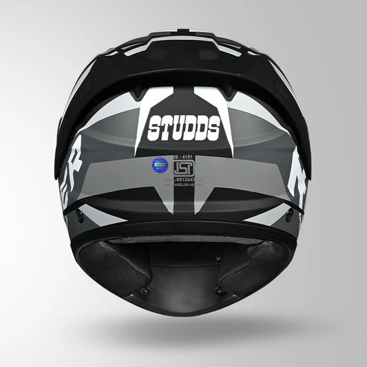 RAIDER D2 BROOK DECOR MATT BLACK & WHITE