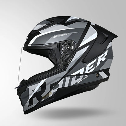 RAIDER D2 BROOK DECOR MATT BLACK & WHITE