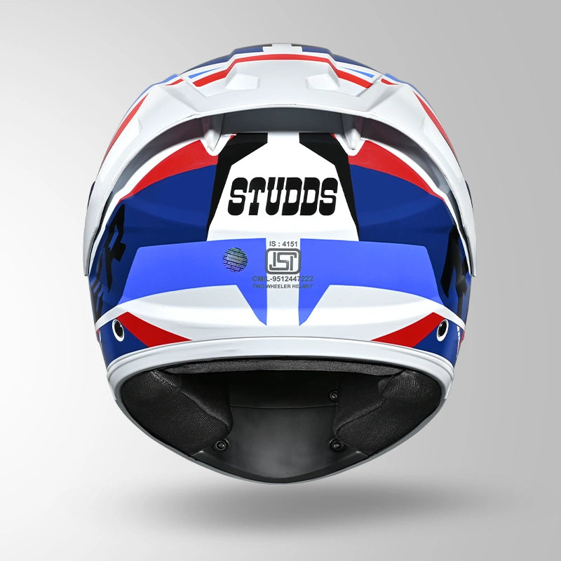 RAIDER D2 BROOK DECOR WHITE & BLUE