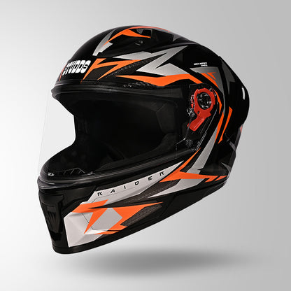 RAIDER SKULPT D1 DECOR BLACK & ORANGE