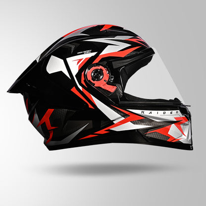 RAIDER SKULPT D1 DECOR BLACK & RED