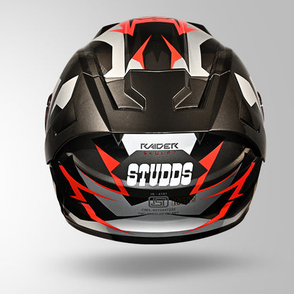 RAIDER SKULPT D1 DECOR GREY & RED