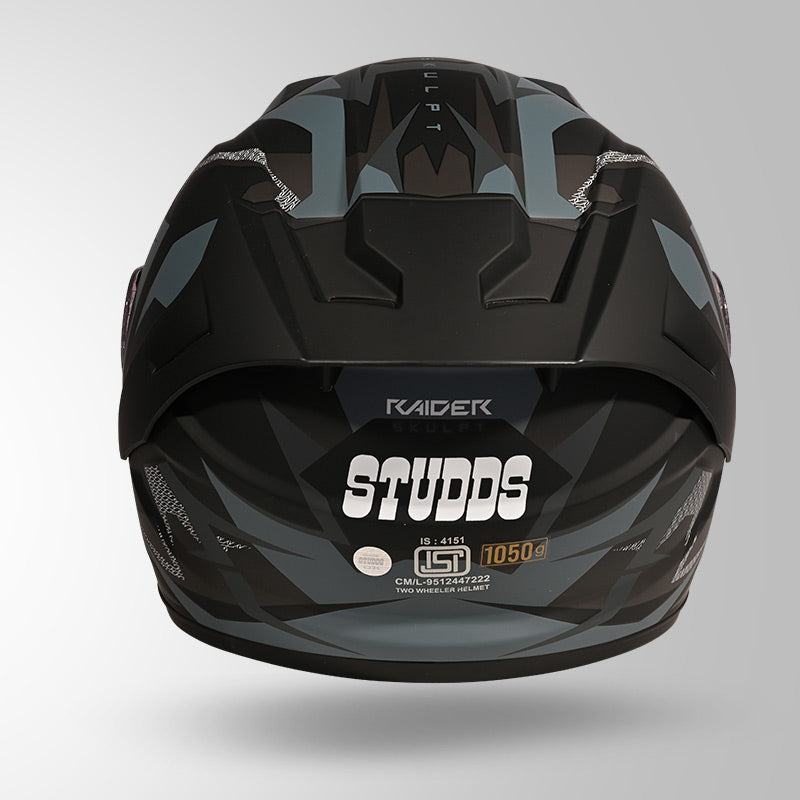 RAIDER SKULPT D1 DECOR MATT BLACK & GREY