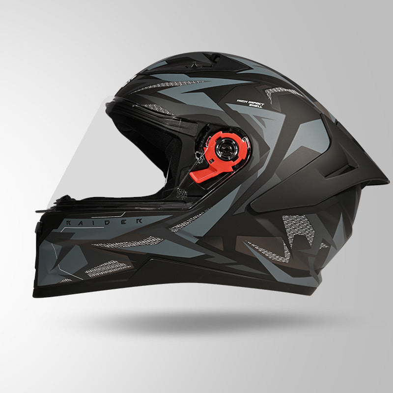 RAIDER SKULPT D1 DECOR MATT BLACK & GREY