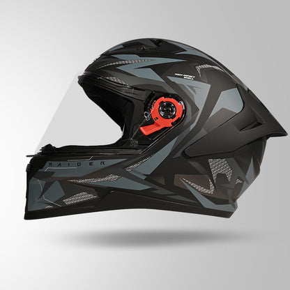 RAIDER SKULPT D1 DECOR MATT BLACK & GREY
