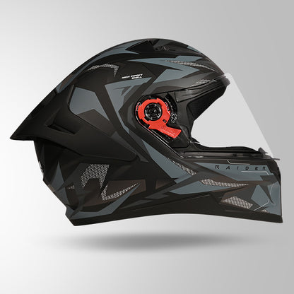 RAIDER SKULPT D1 DECOR MATT BLACK & GREY