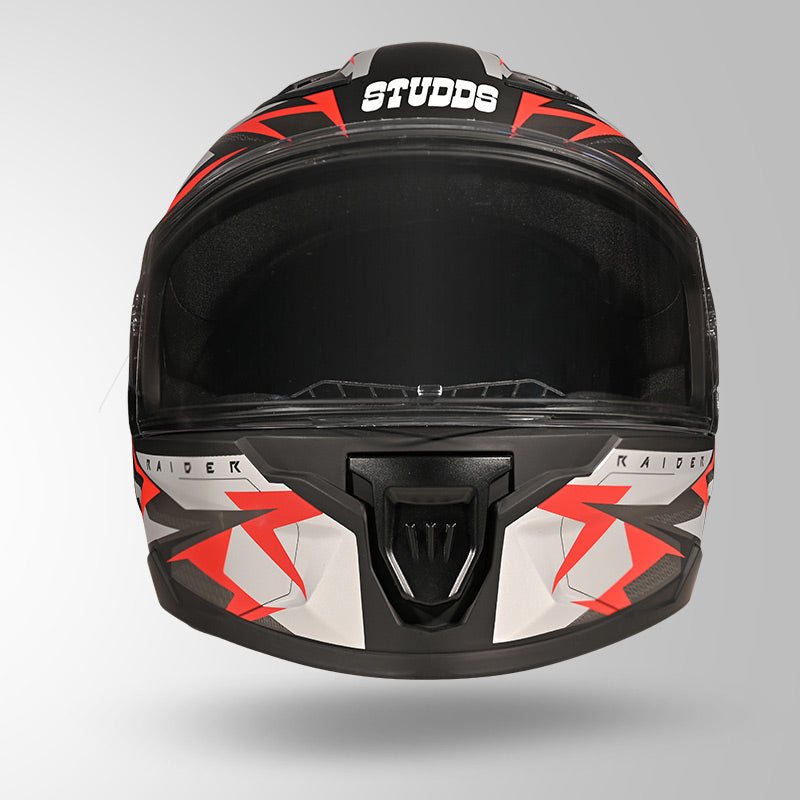 RAIDER SKULPT D1 DECOR MATT BLACK & RED
