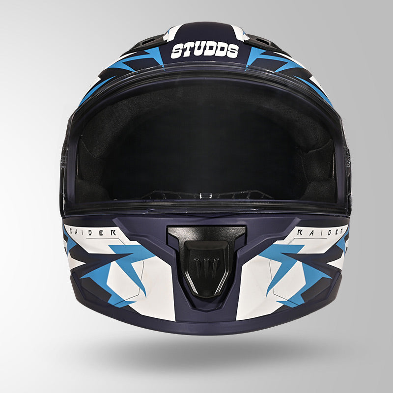 RAIDER SKULPT D1 DECOR MATT BLUE & WHITE