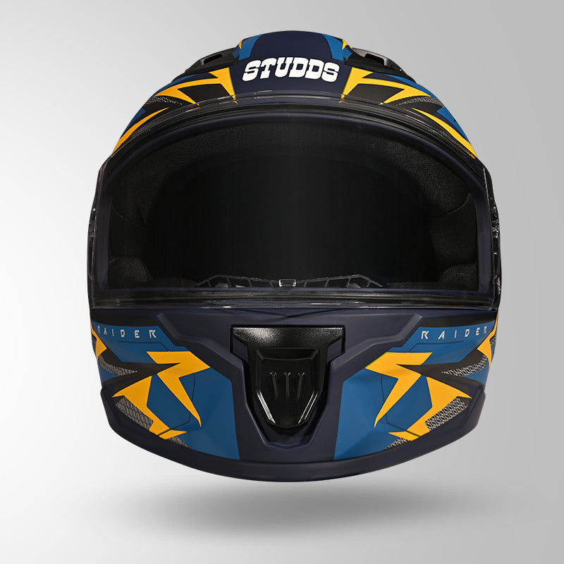 RAIDER SKULPT D1 DECOR MATT BLUE & YELLOW