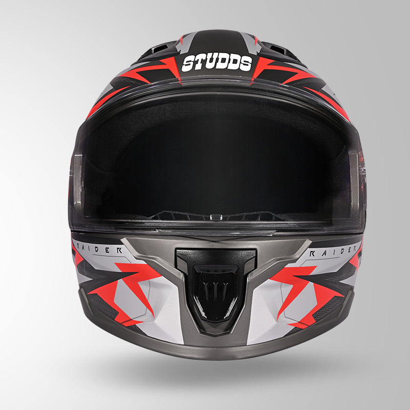 RAIDER SKULPT D1 DECOR MATT GREY & RED