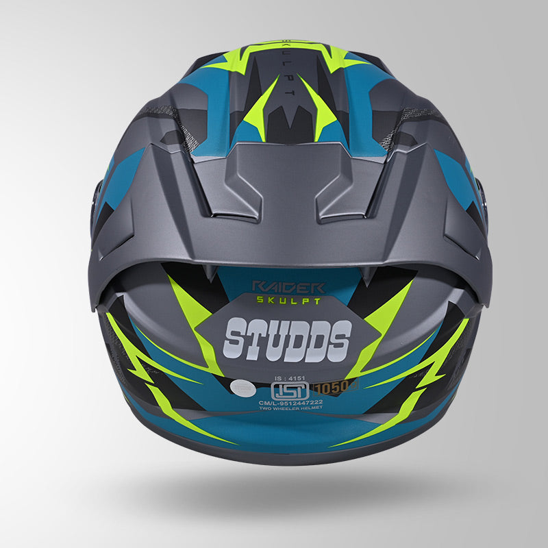 RAIDER SKULPT D1 DECOR MATT GREY & YELLOW