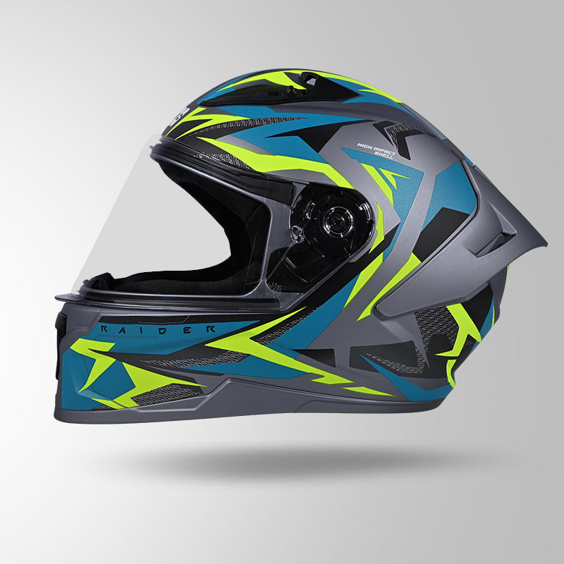 RAIDER SKULPT D1 DECOR MATT GREY & YELLOW