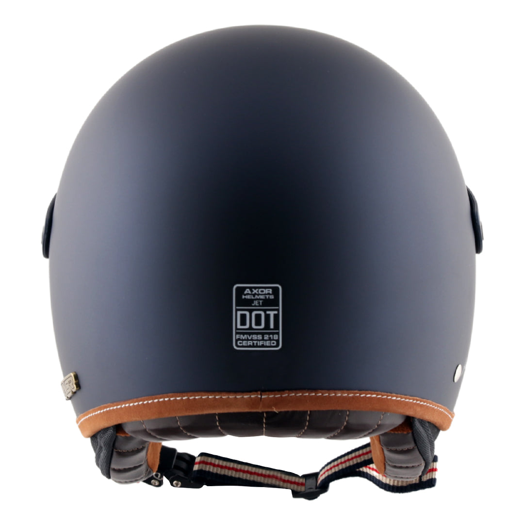 Retro Jet West Helmet with Peak