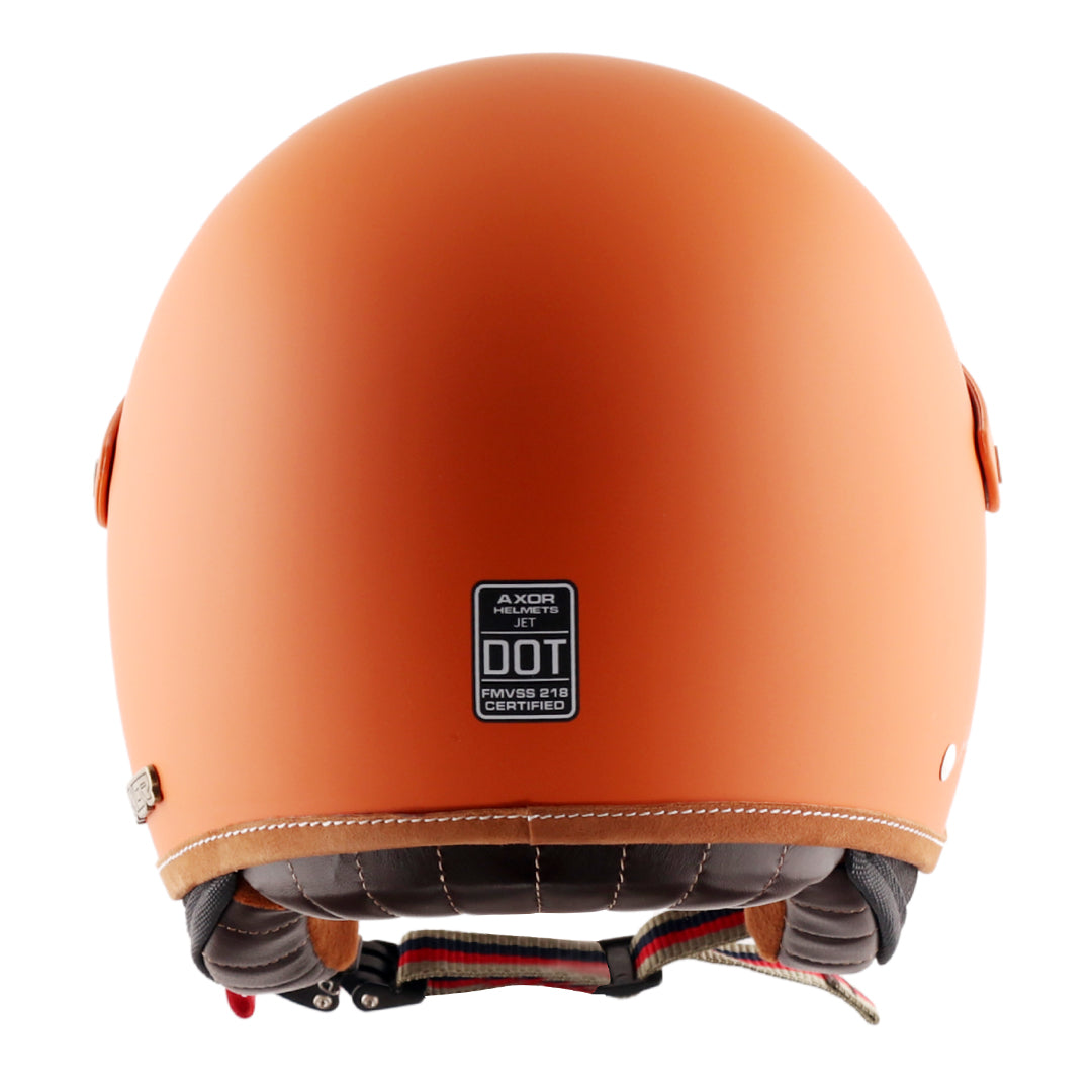 Retro Jet West Helmet with Peak