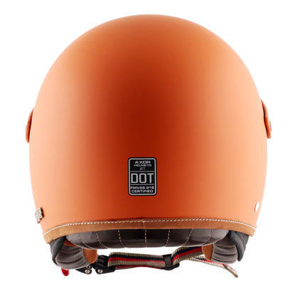 Retro Jet West Helmet with Peak
