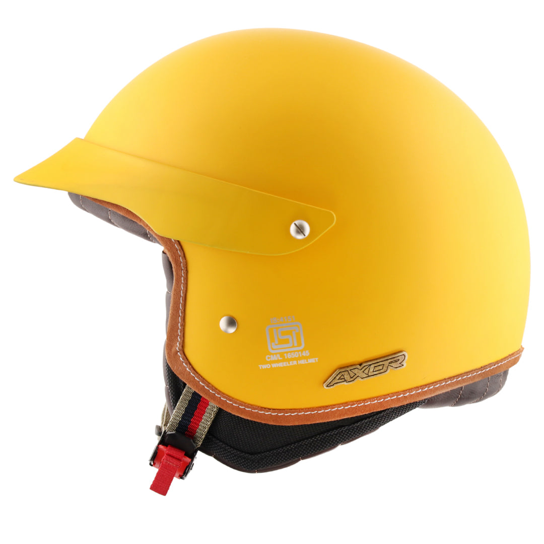 Retro Jet West Helmet with Peak