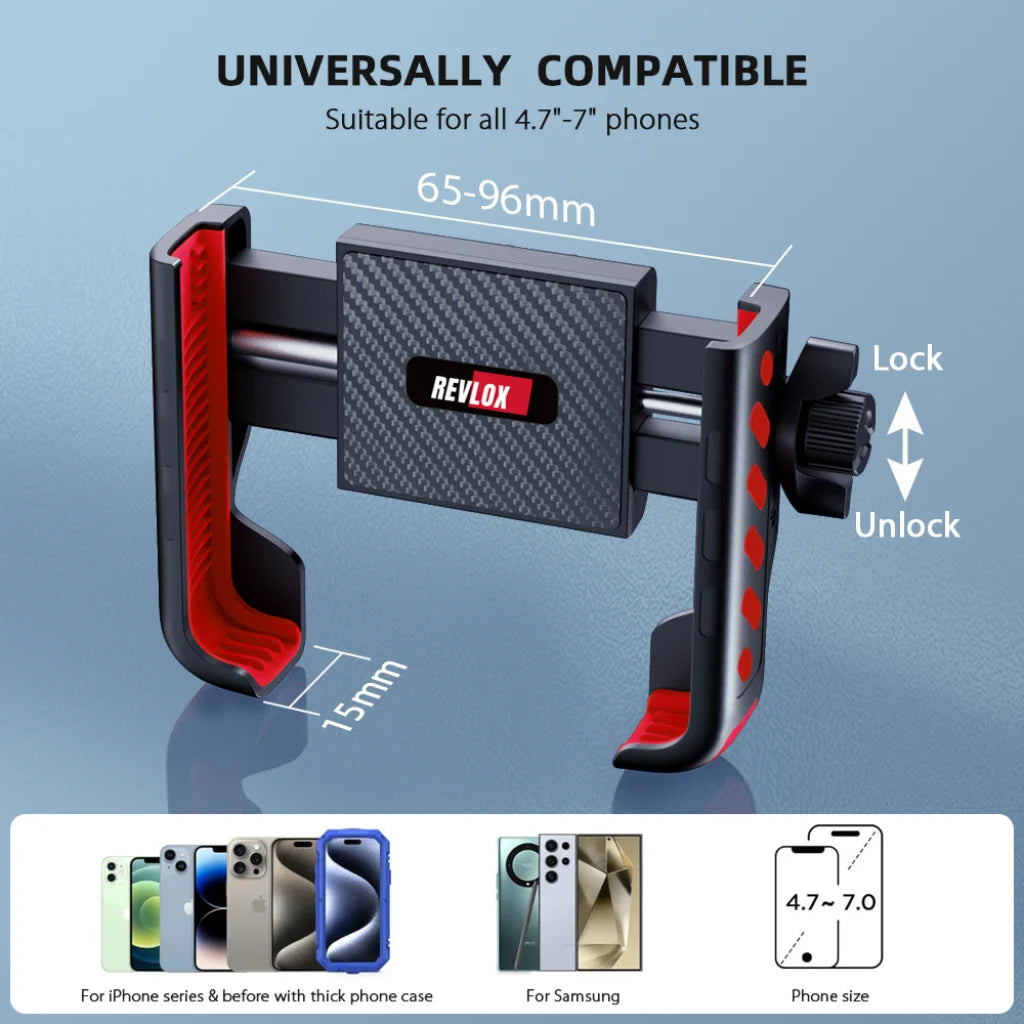 REVLOX Clutch RM Handlebar Phone Mount