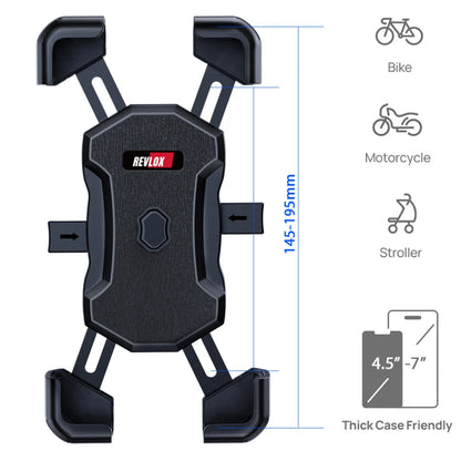 REVLOX FlexPro Motorcycle Mobile Mount with Vibration Dampener